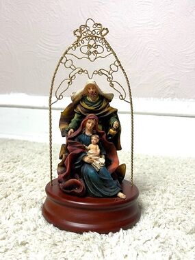 San Francisco music box Holy Family Nativity Music Box